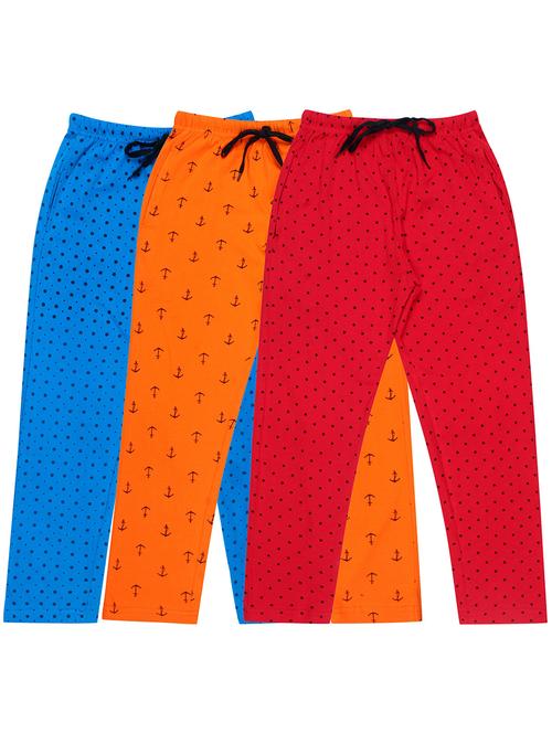 girls printed nightwear pyjama set combo - 19953765 - Very Small Image - 1