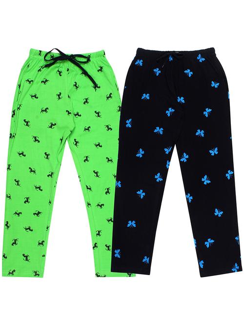 girls printed nightwear pyjama set combo - 19953811 - Very Small Image - 1