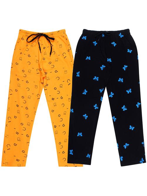 girls printed nightwear pyjama set combo - 19953819 - Very Small Image - 1