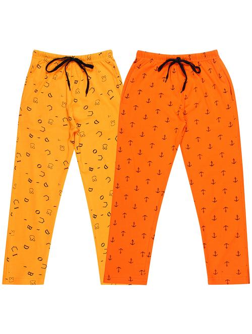 girls printed nightwear pyjama set combo - 19953825 - Very Small Image - 1