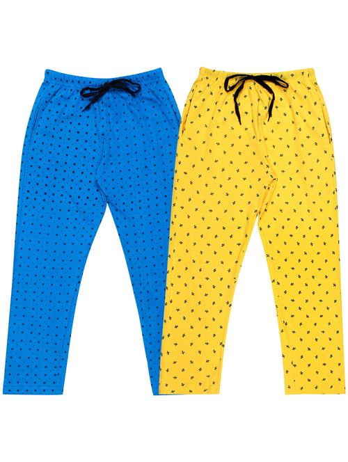 girls printed nightwear pyjama set combo - 19953831 - Very Small Image - 1