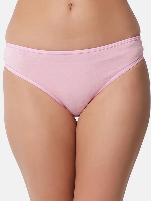 pink solid thongs panty - 19954233 - Very Small Image - 1
