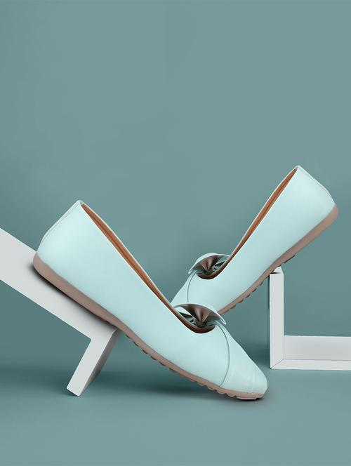 blue synthetic slip on ballerina - 19954752 - Very Small Image - 1