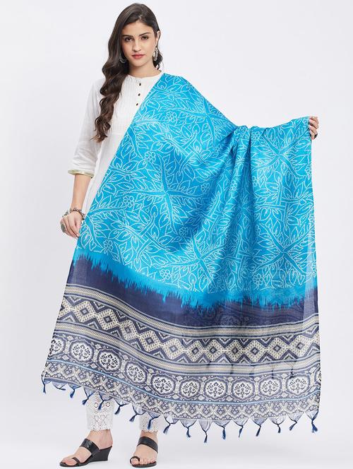  bandhani  printed dupatta - 19955260 - Very Small Image - 1