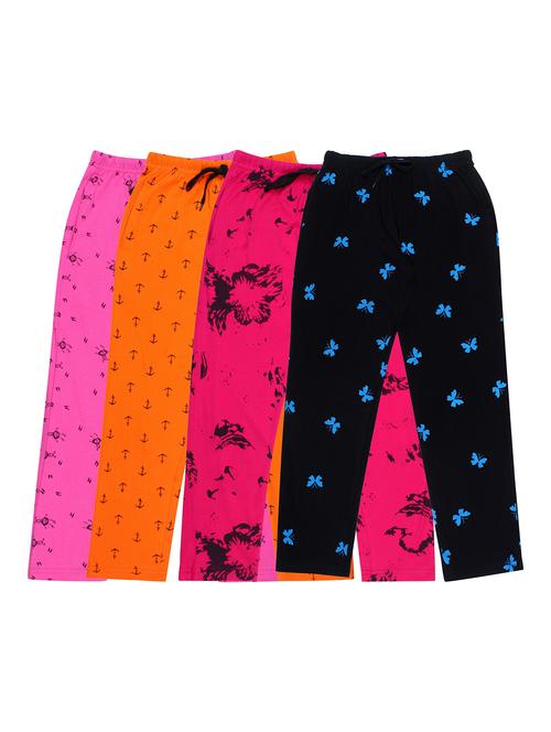 girls printed cotton pyjama combo - 19955935 - Very Small Image - 1