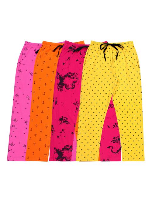 girls printed cotton pyjama combo - 19955938 - Very Small Image - 1