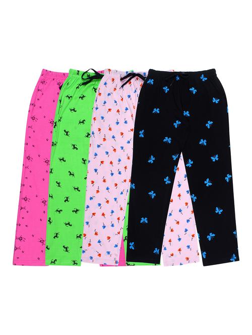 girls printed cotton pyjama combo - 19955941 - Very Small Image - 1