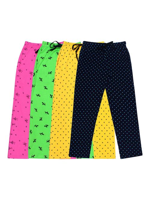 girls printed cotton pyjama combo - 19955944 - Very Small Image - 1