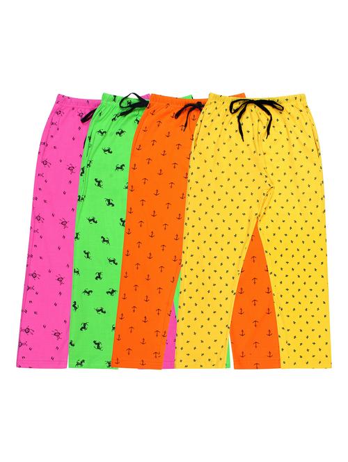 girls printed cotton pyjama combo - 19955958 - Very Small Image - 1