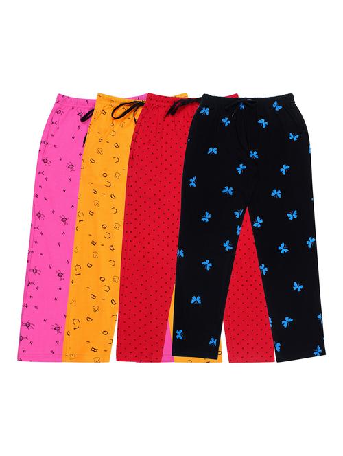 girls printed cotton pyjama combo - 19955967 - Very Small Image - 1