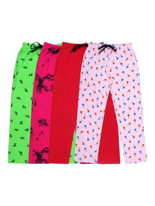 girls printed cotton pyjama combo - 19956023 - Very Small Image - 1