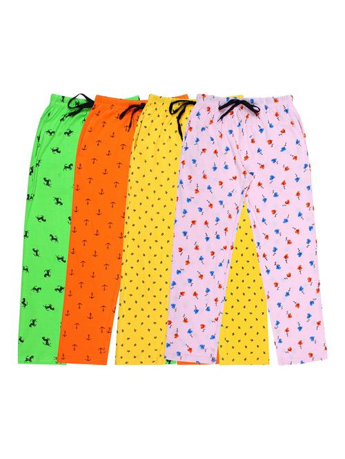 girls printed cotton pyjama combo - 19956030 - Very Small Image - 1