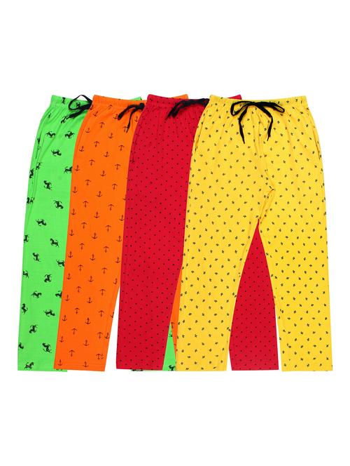 girls printed cotton pyjama combo - 19956034 - Very Small Image - 1