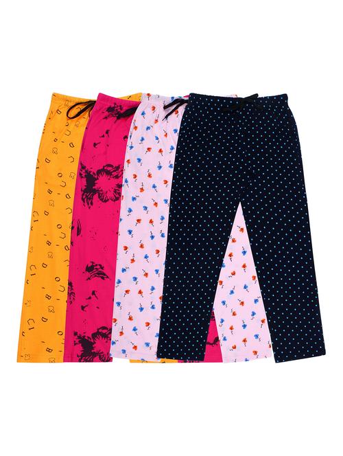 girls printed cotton pyjama combo - 19956052 - Very Small Image - 1