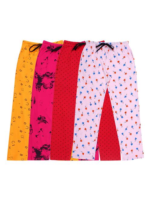 girls printed cotton pyjama combo - 19956058 - Very Small Image - 1