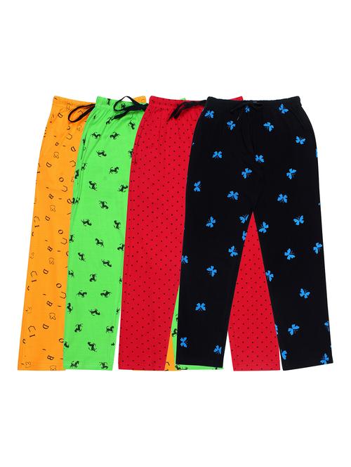 girls printed cotton pyjama combo - 19956081 - Very Small Image - 1