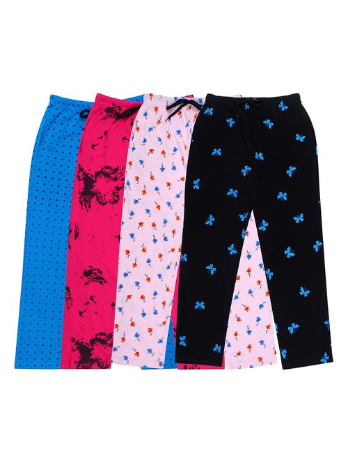 girls printed cotton pyjama combo - 19956099 - Very Small Image - 1