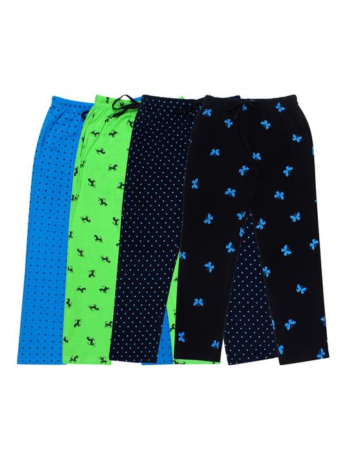 girls printed cotton pyjama combo - 19956115 - Very Small Image - 1