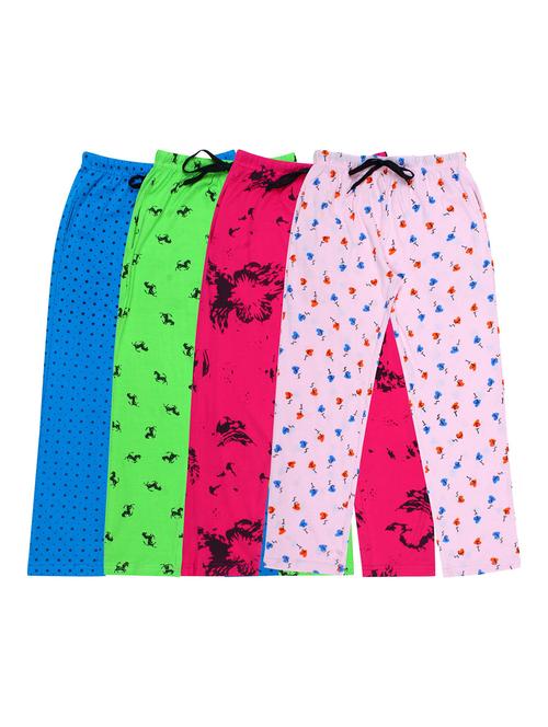 girls printed cotton pyjama combo - 19956127 - Very Small Image - 1