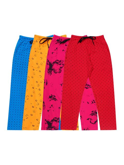 girls printed cotton pyjama combo - 19956150 - Very Small Image - 1