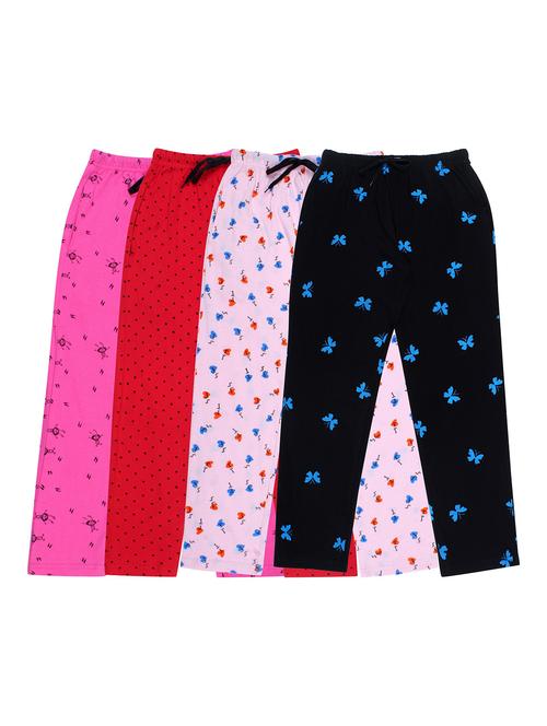 girls printed cotton pyjama combo - 19956169 - Very Small Image - 1