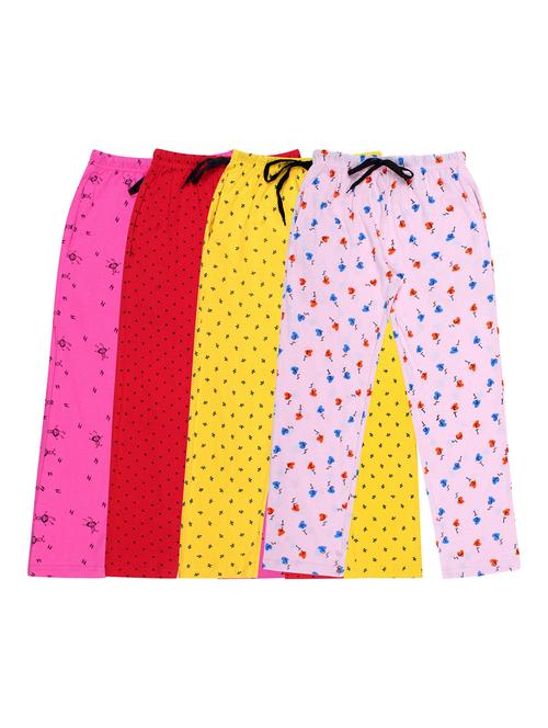 girls printed cotton pyjama combo - 19956173 - Very Small Image - 1