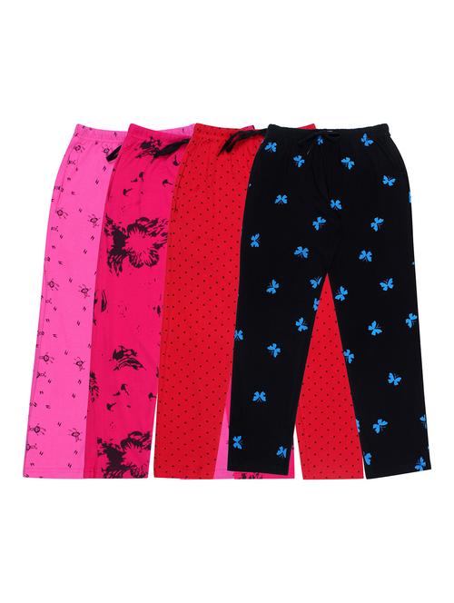 girls printed cotton pyjama combo - 19956180 - Very Small Image - 1