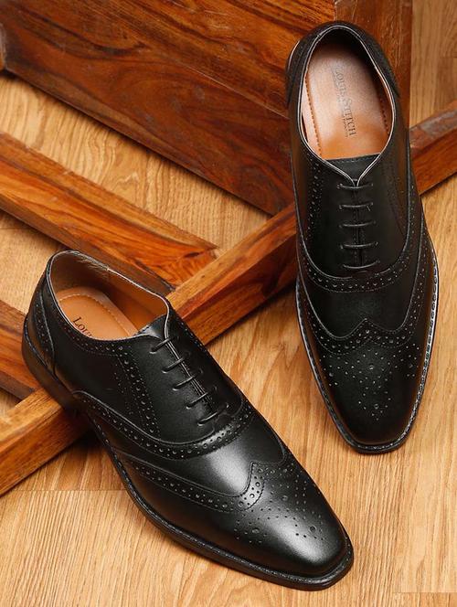 black solid formal lace-up shoe - 19956233 - Very Small Image - 1