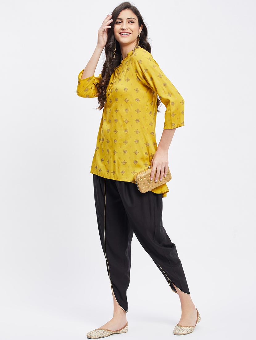 black rayon dhoti salwar salwars - 19956493 - Zoom Image - 4