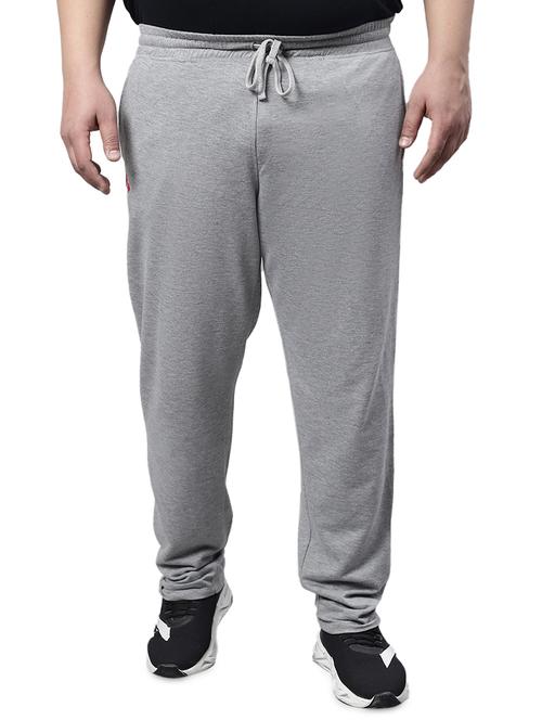 solid cotton blend full length track pant - 19956665 - Very Small Image - 1