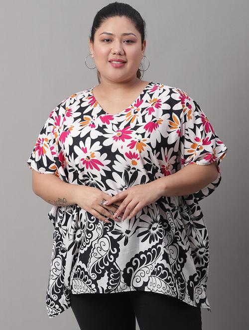 women's straight round neck top - 19956673 - Very Small Image - 1