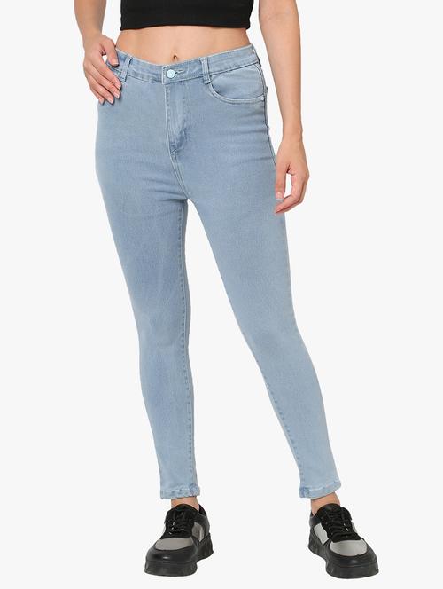 blue slim fit ankle length jeans - 19957667 - Very Small Image - 1