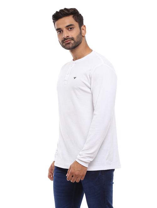 white pure cotton plain t-shirt - 19958504 - Very Small Image - 1