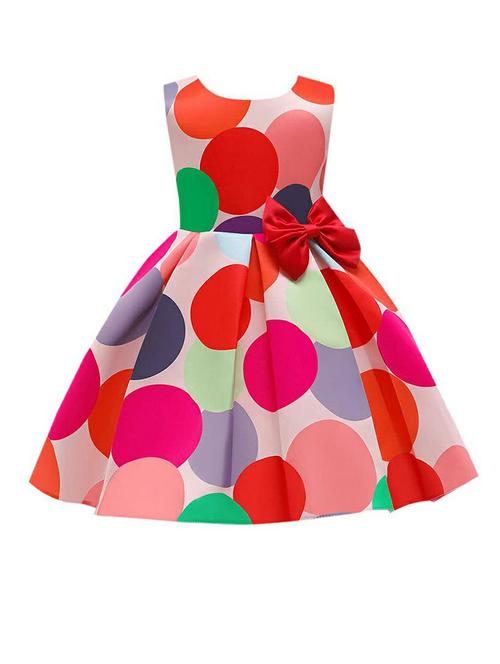 girls round neck sleeveless frock - 19958516 - Very Small Image - 1