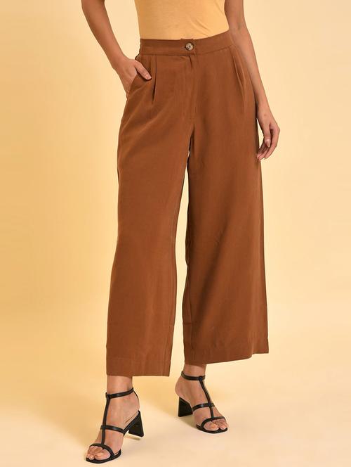 mid rise solid palazzo - 19959595 - Very Small Image - 1