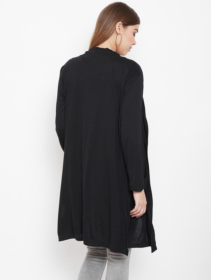 black polyester shrug - 19959874 - Zoom Image - 3