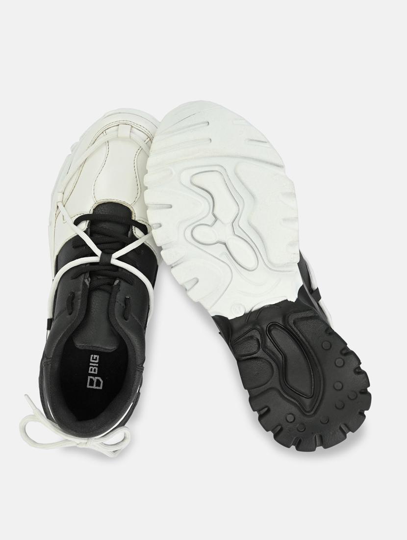black color block lace-up sneaker - 19960213 - Zoom Image - 3