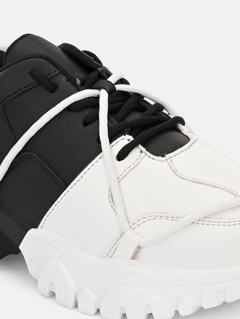 black color block lace-up sneaker - 19960213 - Zoom Image - 5