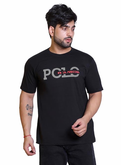 round neck printed regular t-shirt - 19960263 - Very Small Image - 1