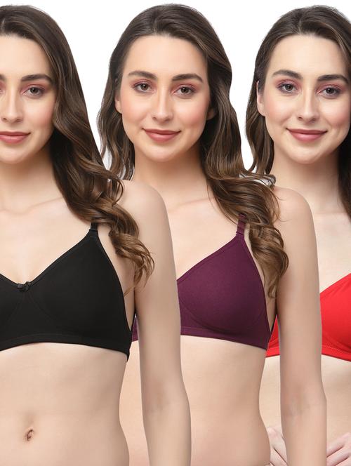 multi colored hosiery tshirt bra - 19960440 - Very Small Image - 1