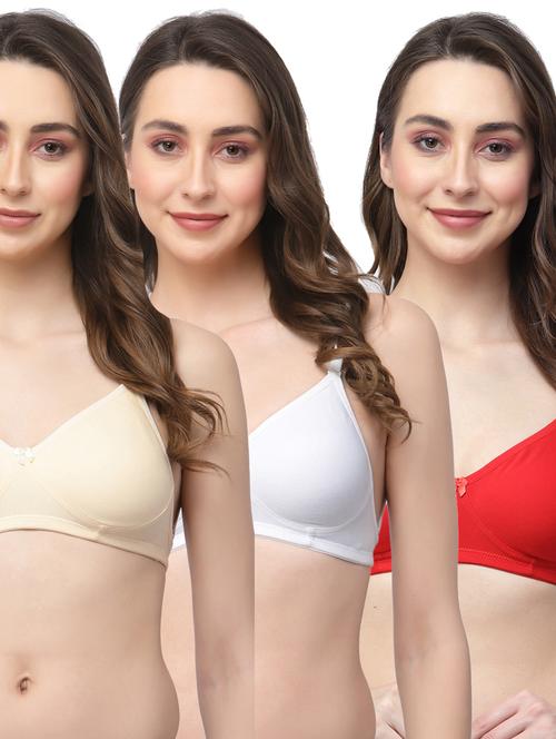 multi colored hosiery tshirt bra - 19960449 - Very Small Image - 1