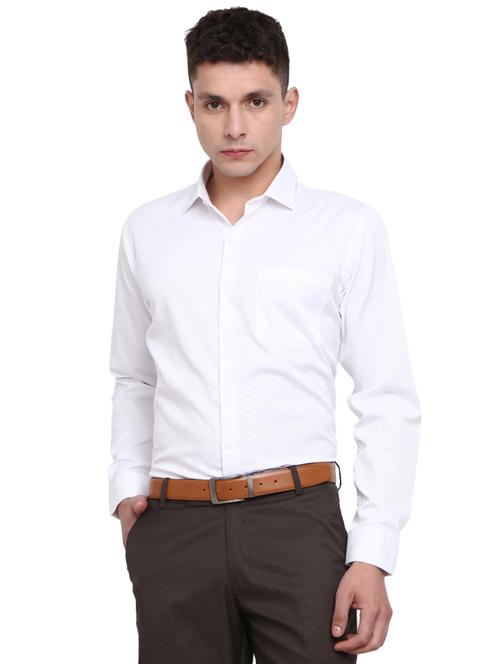 mens self design formal shirt - 19961613 - Very Small Image - 1