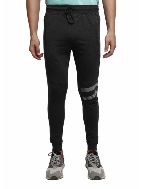 solid cotton full length track pant - 19961701 - Very Small Image - 1