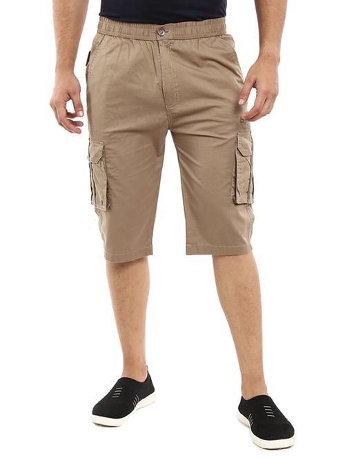 vmart men solid twill 3/4ths - 19969134 - Very Small Image - 1