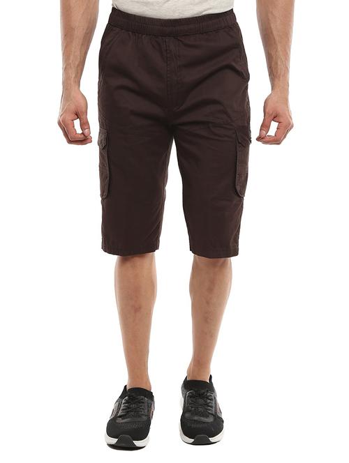 vmart men solid twill 3/4ths - 19969135 - Very Small Image - 1