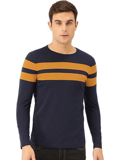 color block cotton regular t-shirt - 19971460 - Very Small Image - 1