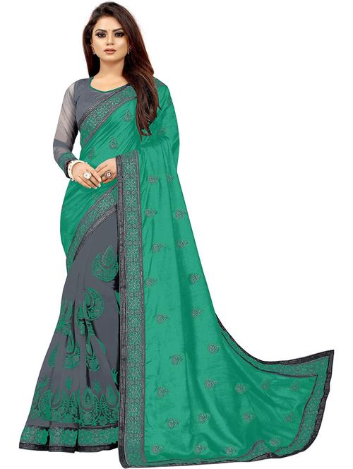 self design embroidered saree - 19972538 - Very Small Image - 1