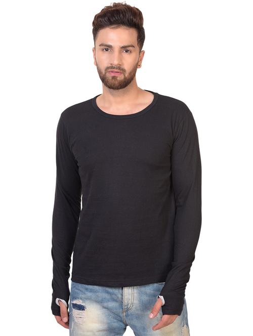 round neck solid regular t-shirt - 19976022 - Very Small Image - 1