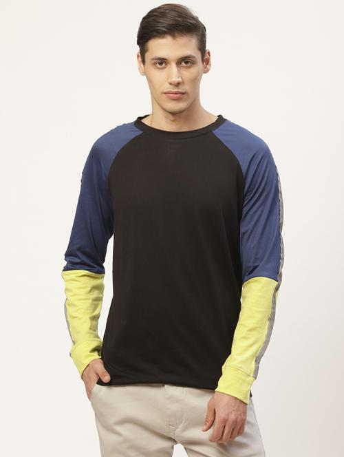 color block cotton regular t-shirt - 19976244 - Very Small Image - 1