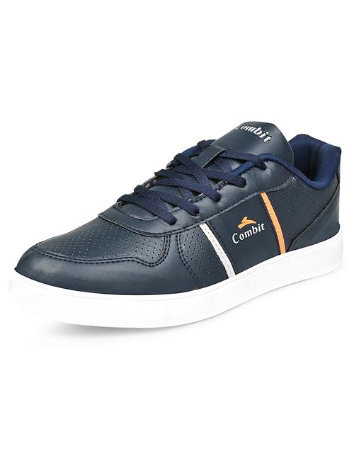 navy solid lace up shoe - 19977252 - Very Small Image - 1
